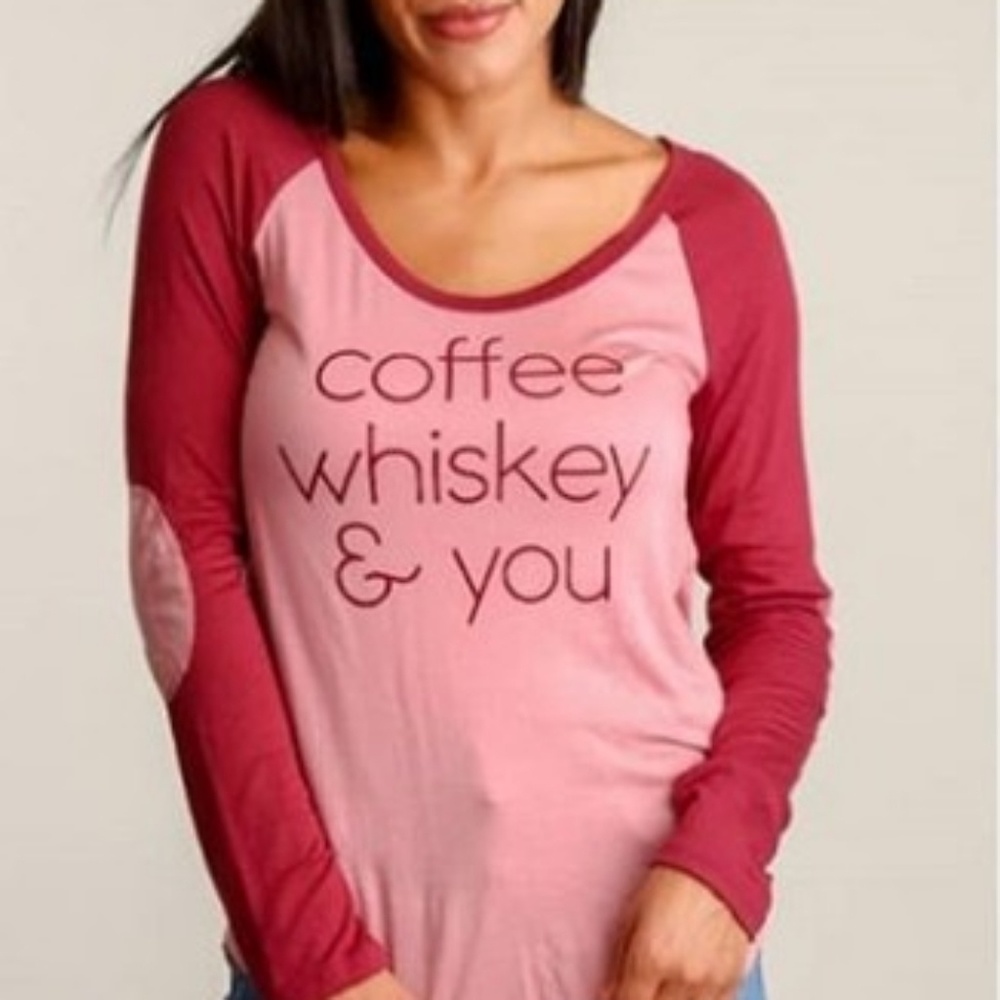 Coffee, Whiskey & You Raglan